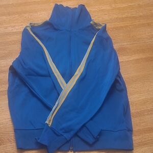 Vintage 80s Adidas Navy Blue Zip Up